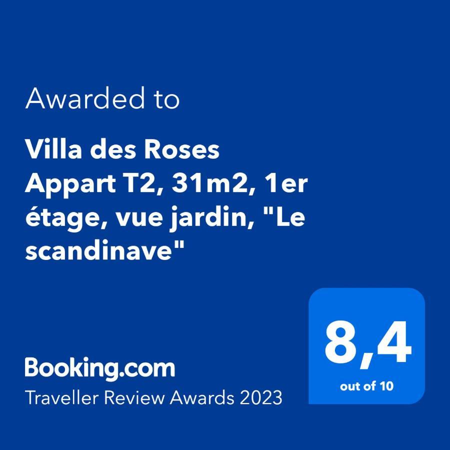 Villa des Roses Appart T2, 31m2, 1er étage, vue jardin, Le scandinave Le Havre Extérieur photo